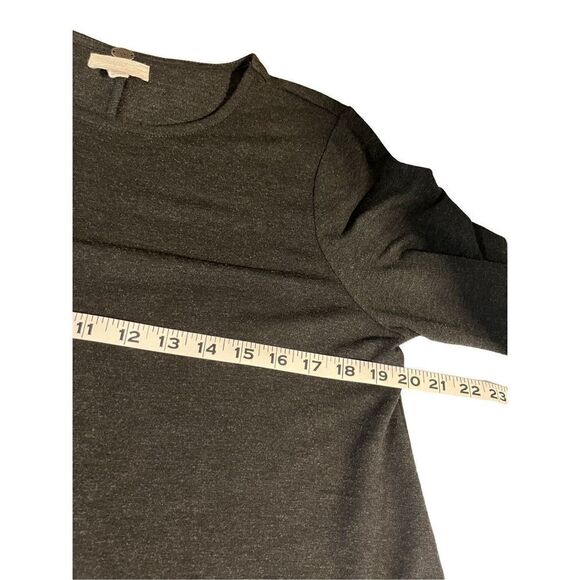 Cupio long sleeve charcoal gray knit  tunic - L - 🙂3/$15 - Picture 5 of 8